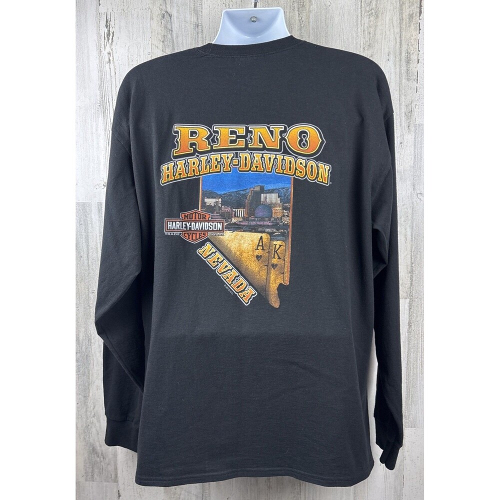 2019 Harley Davidson Reno Nevada “Find Your Freedom” Biker T-Shirt XL (22”x30”)